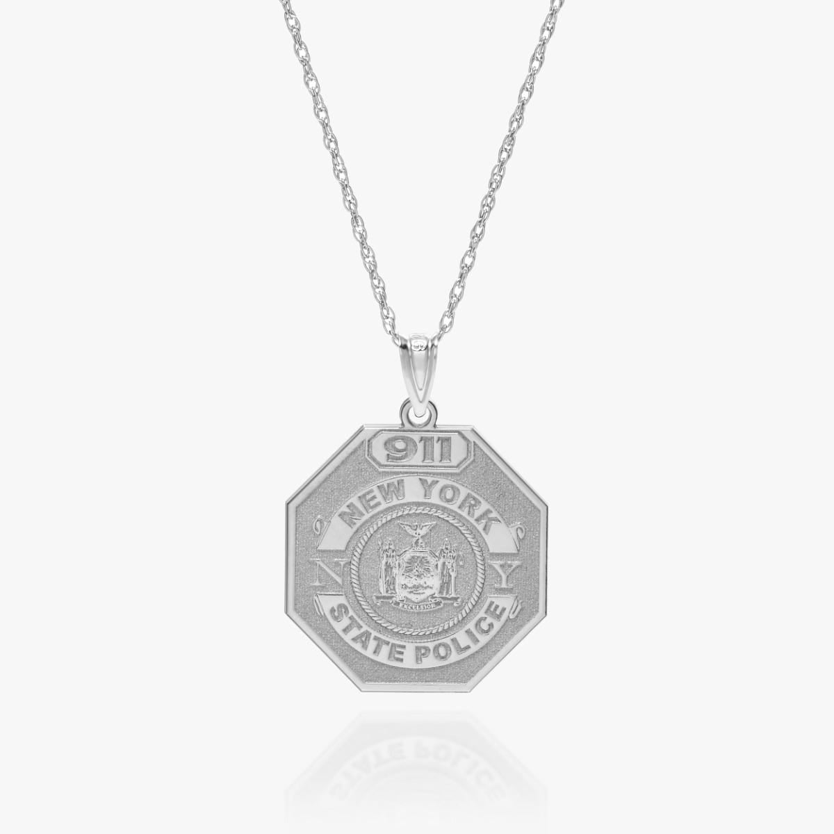 Personalized New York State Trooper Badge with Your Number