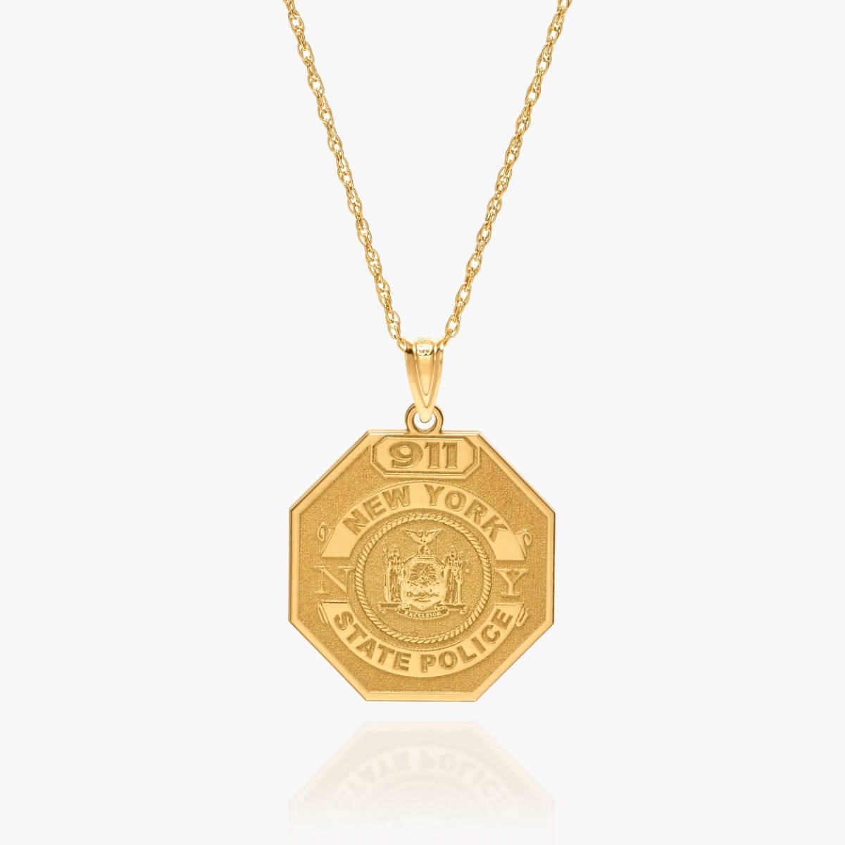 Personalized New York State Trooper Badge with Your Number