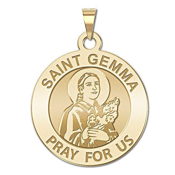 Saint Gemma Galgani Medal - Round