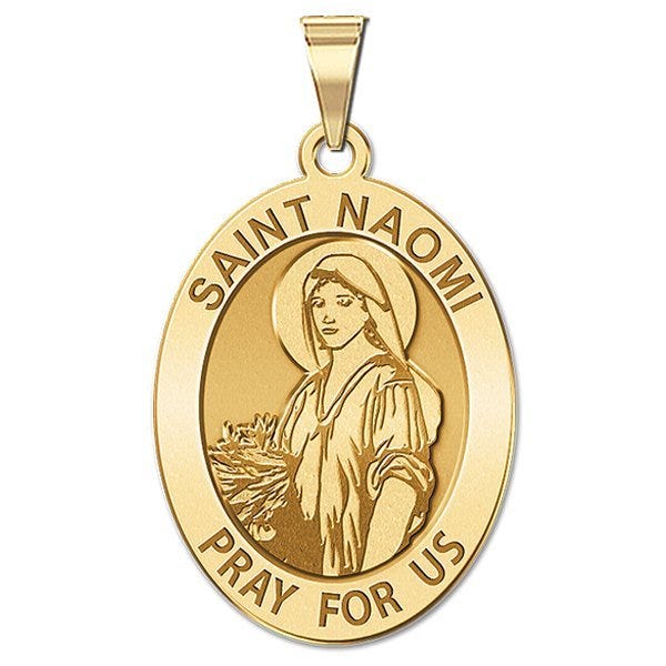 Saint Naomi OVAL Religious Medal  "EXCLUSIVE"