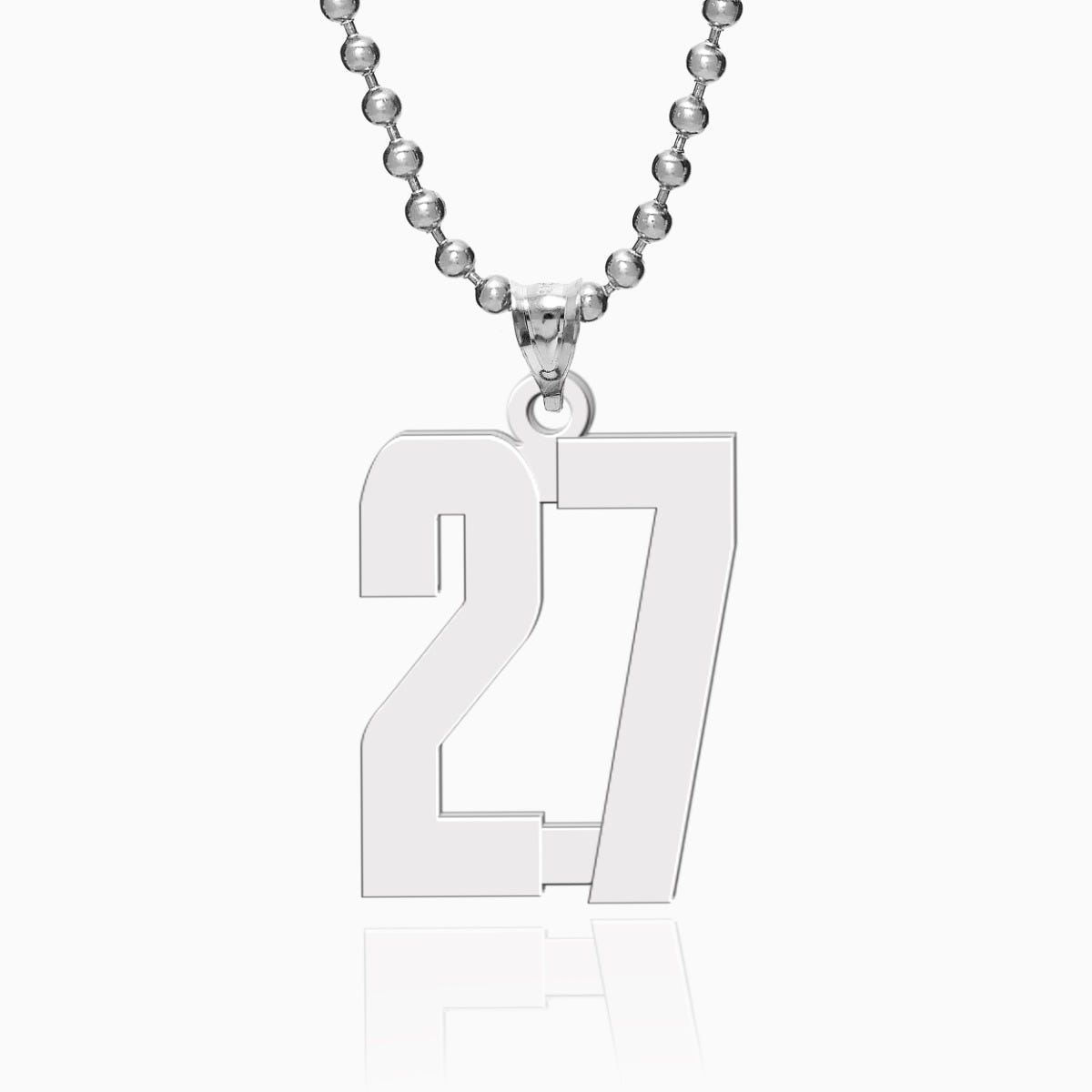 Number Charm or Pendant with 2 Digits
