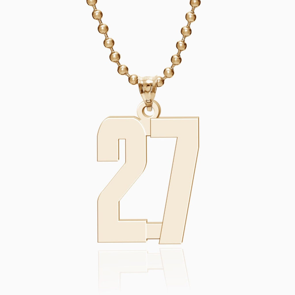 Number Charm or Pendant with 2 Digits