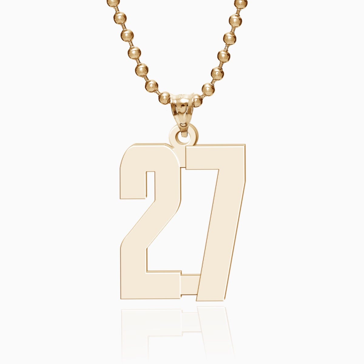 Number Charm or Pendant with 2 Digits