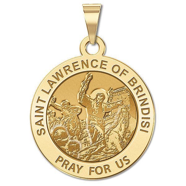 Saint Lawrence of Brindisi (Leading the Soldiers in Battle) Religious Medal