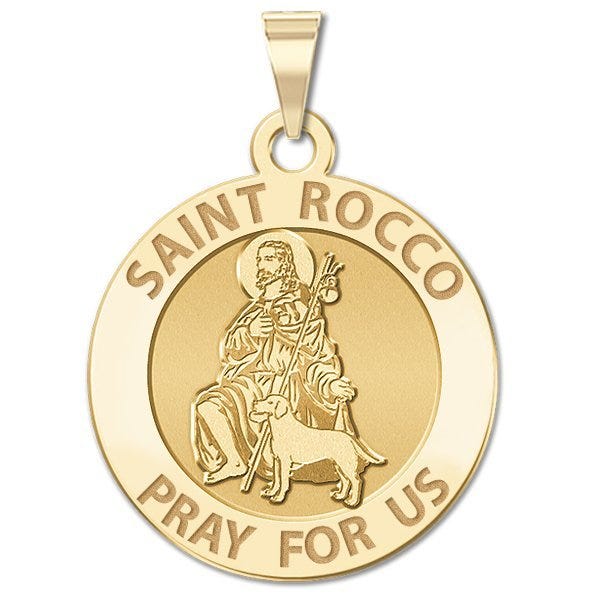 Saint Rocco Religious Medal