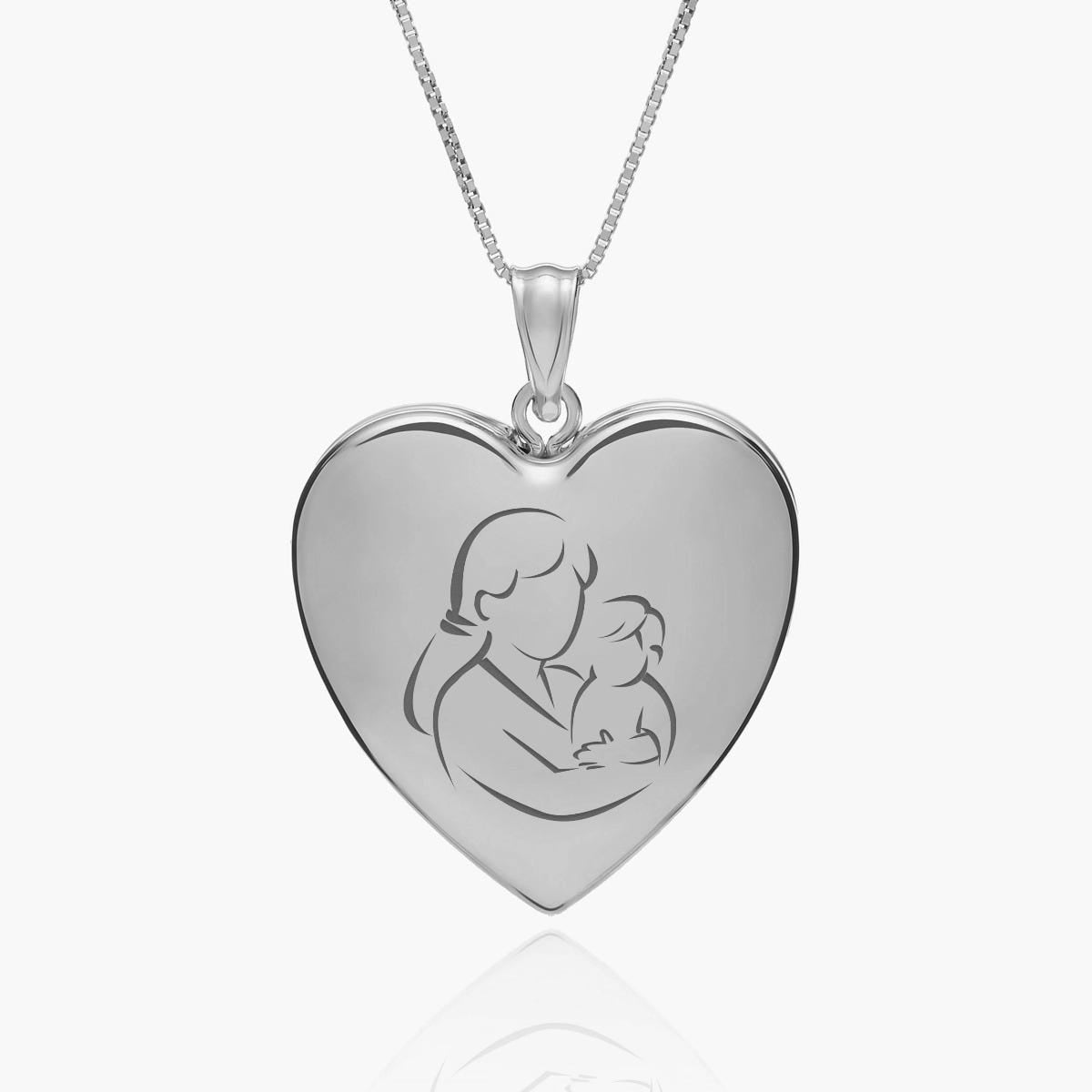 Build Your Own Gold 2-Picture Mom Heart Locket
