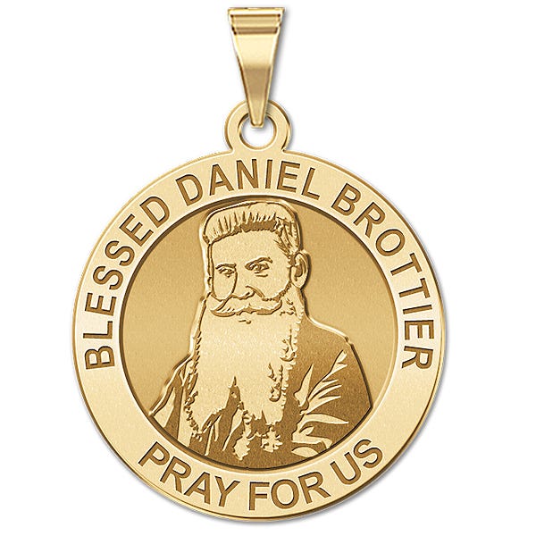 Blessed Daniel Brottier Round Religious Medal "EXCLUSIVE"