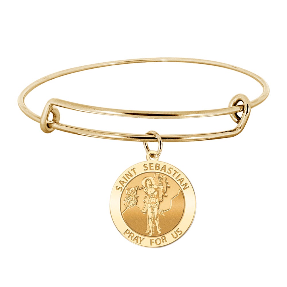 Saint Sebastian Expandable Bracelet