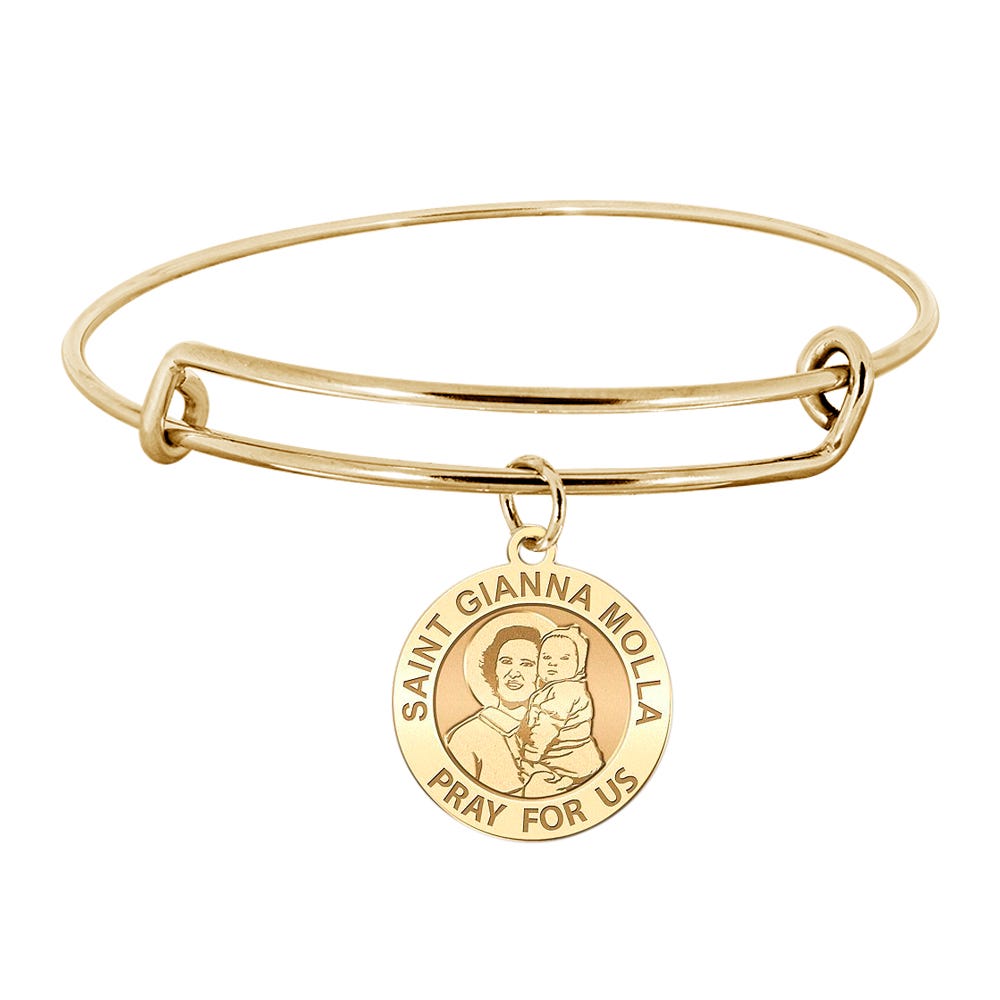 Saint Gianna Beretta Molla Expandable Bracelet