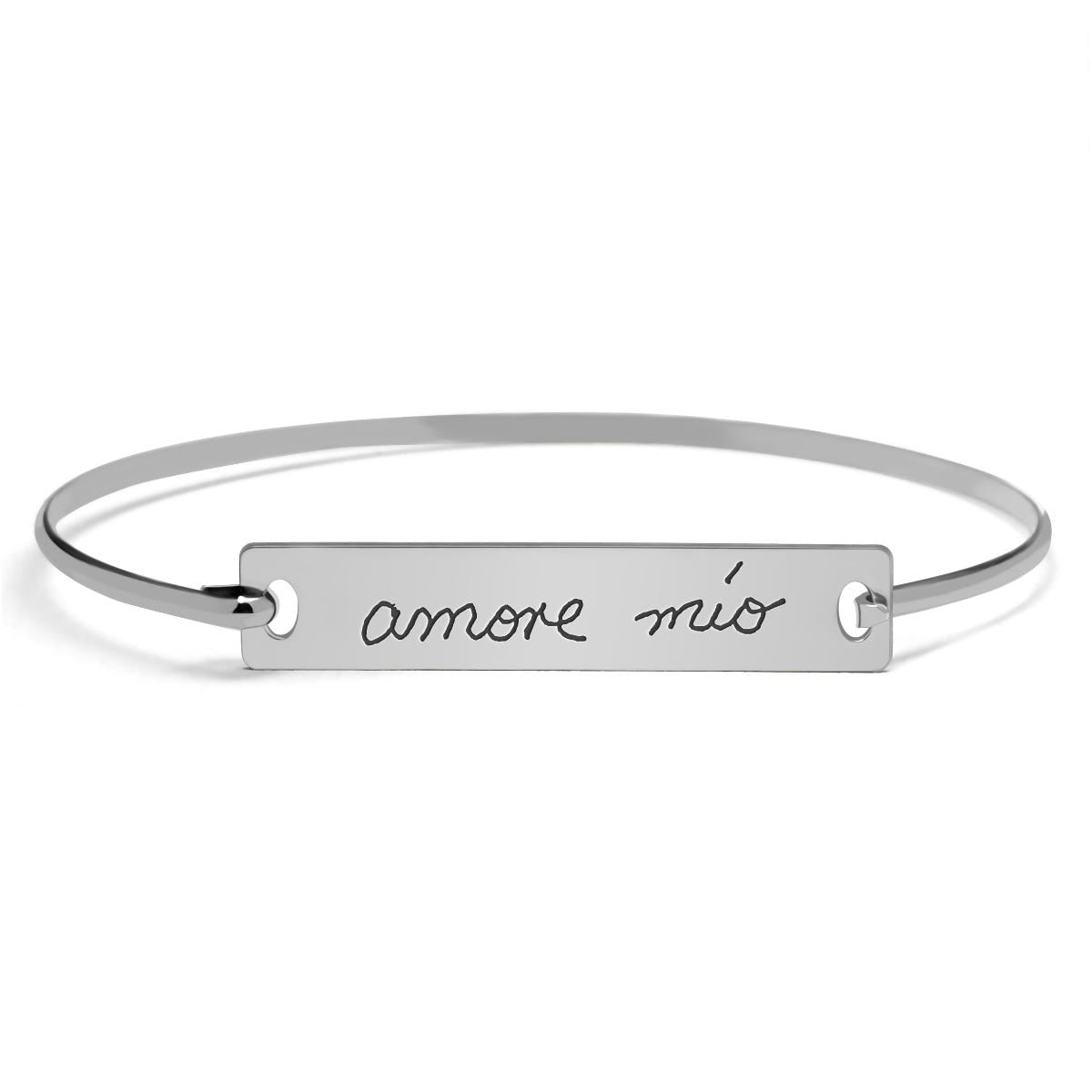 Personalized Handwriting Bangle Bracelet