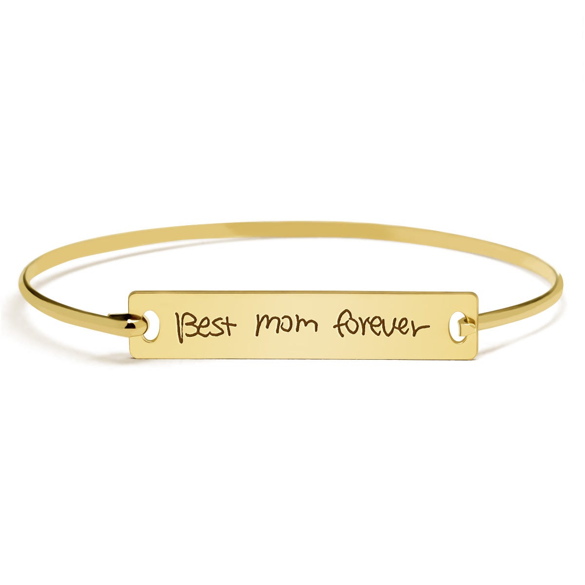 Personalized Handwriting Bangle Bracelet