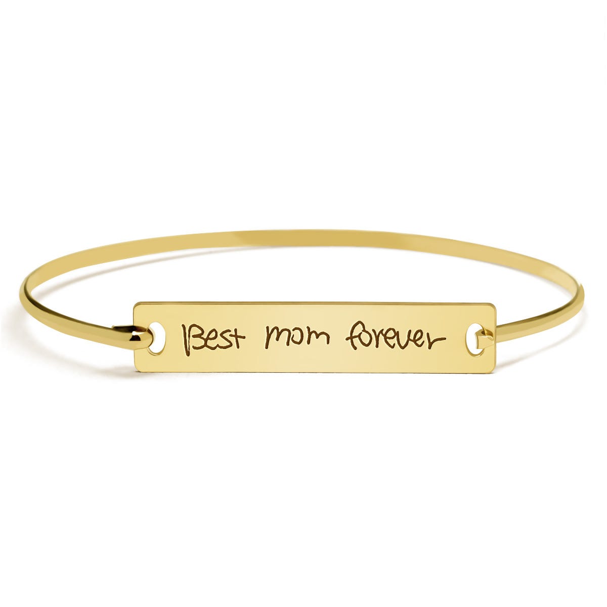 Personalized Handwriting Bangle Bracelet