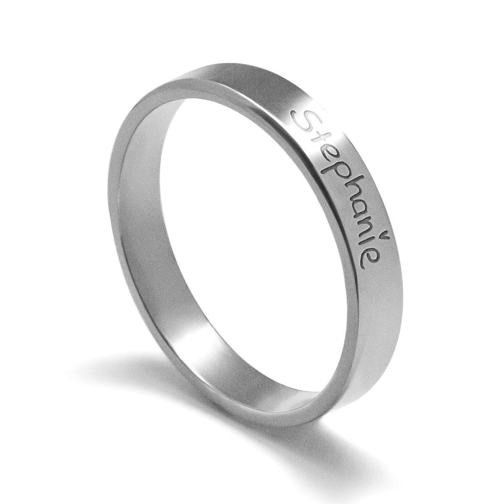 Women's Personalized Handwriting Ring