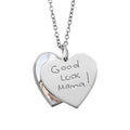 Personalized Handwriting Swivel Heart Pendant