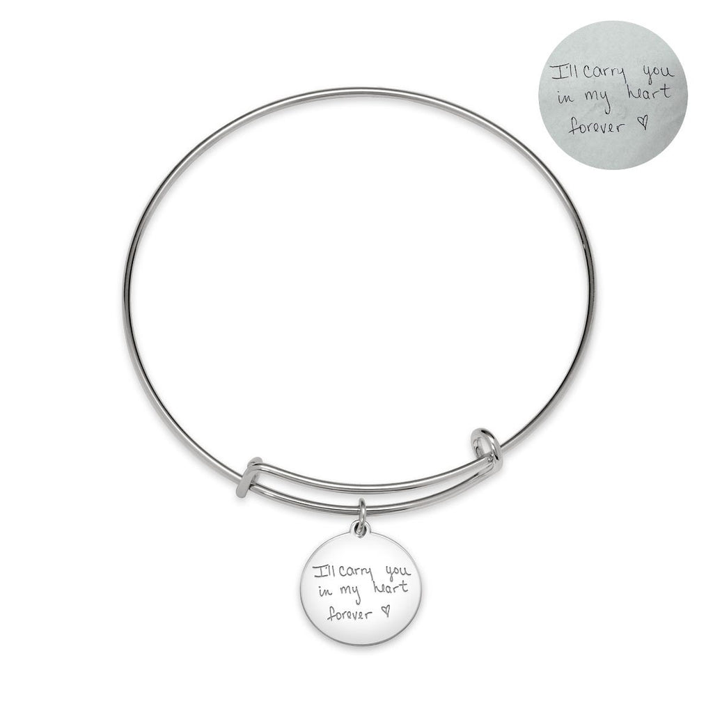 Personalized Handwriting Expandable Bracelet