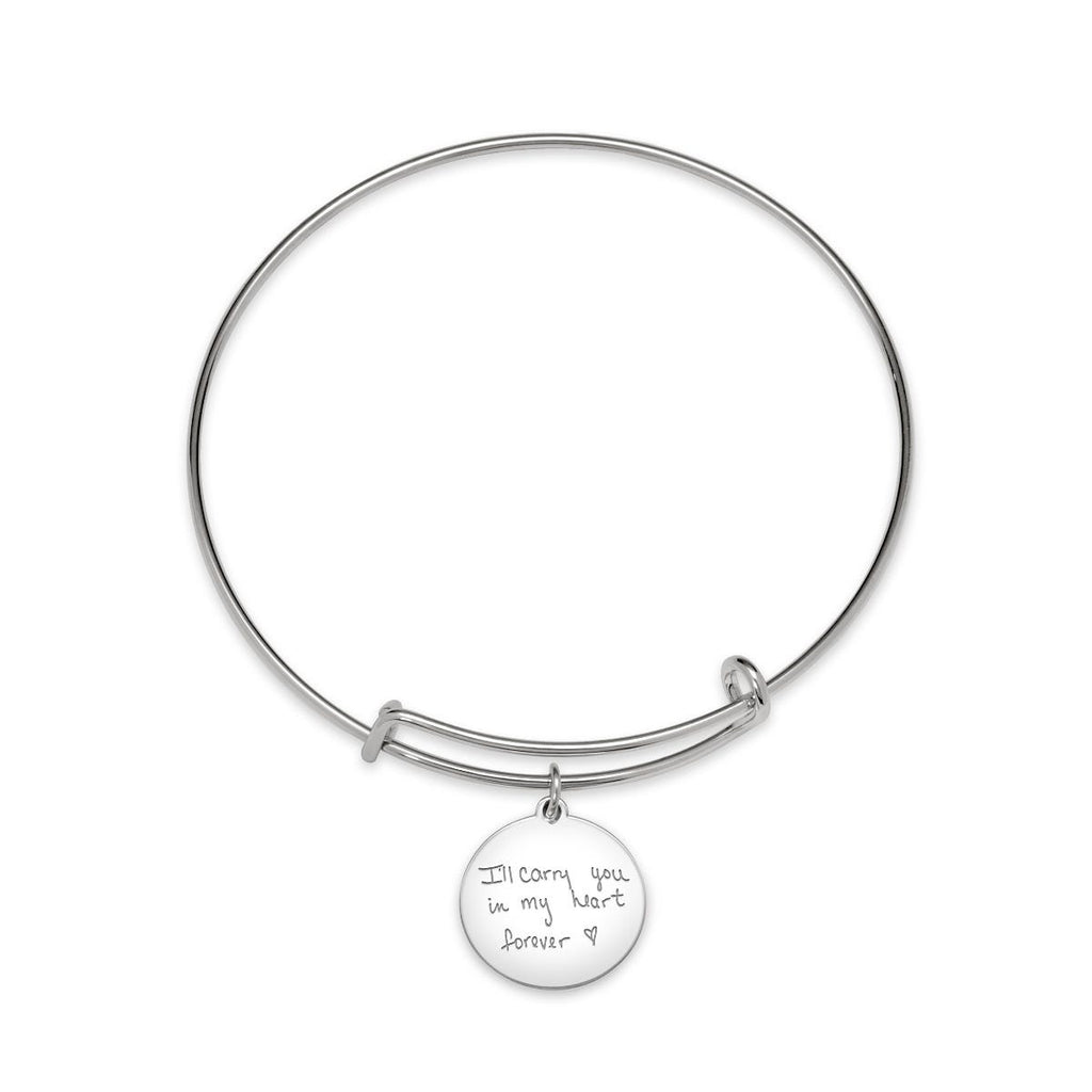 Personalized Handwriting Expandable Bracelet
