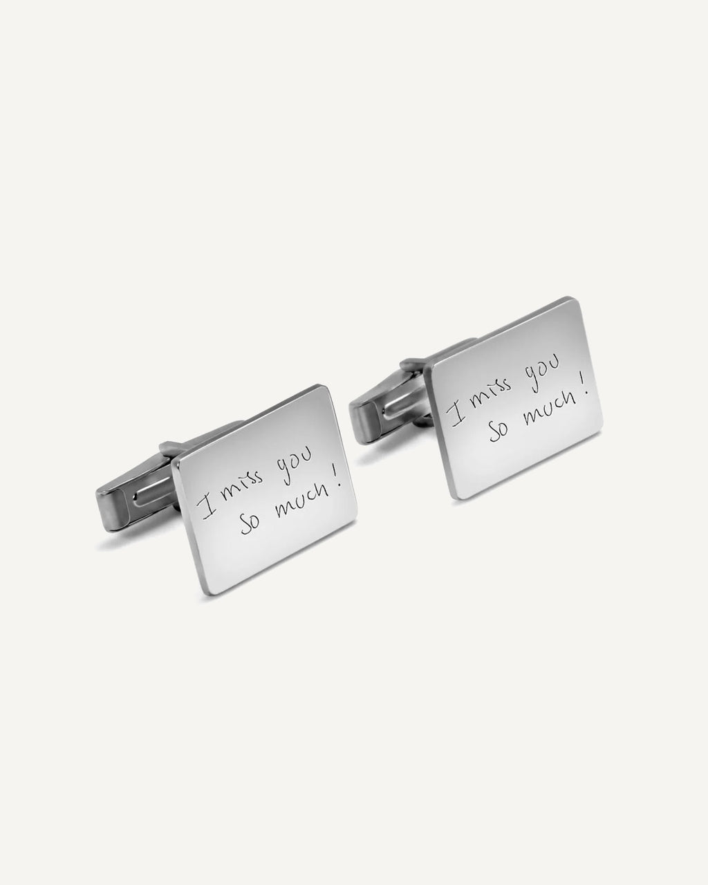 Personalized Handwriting Men's Cufflinks