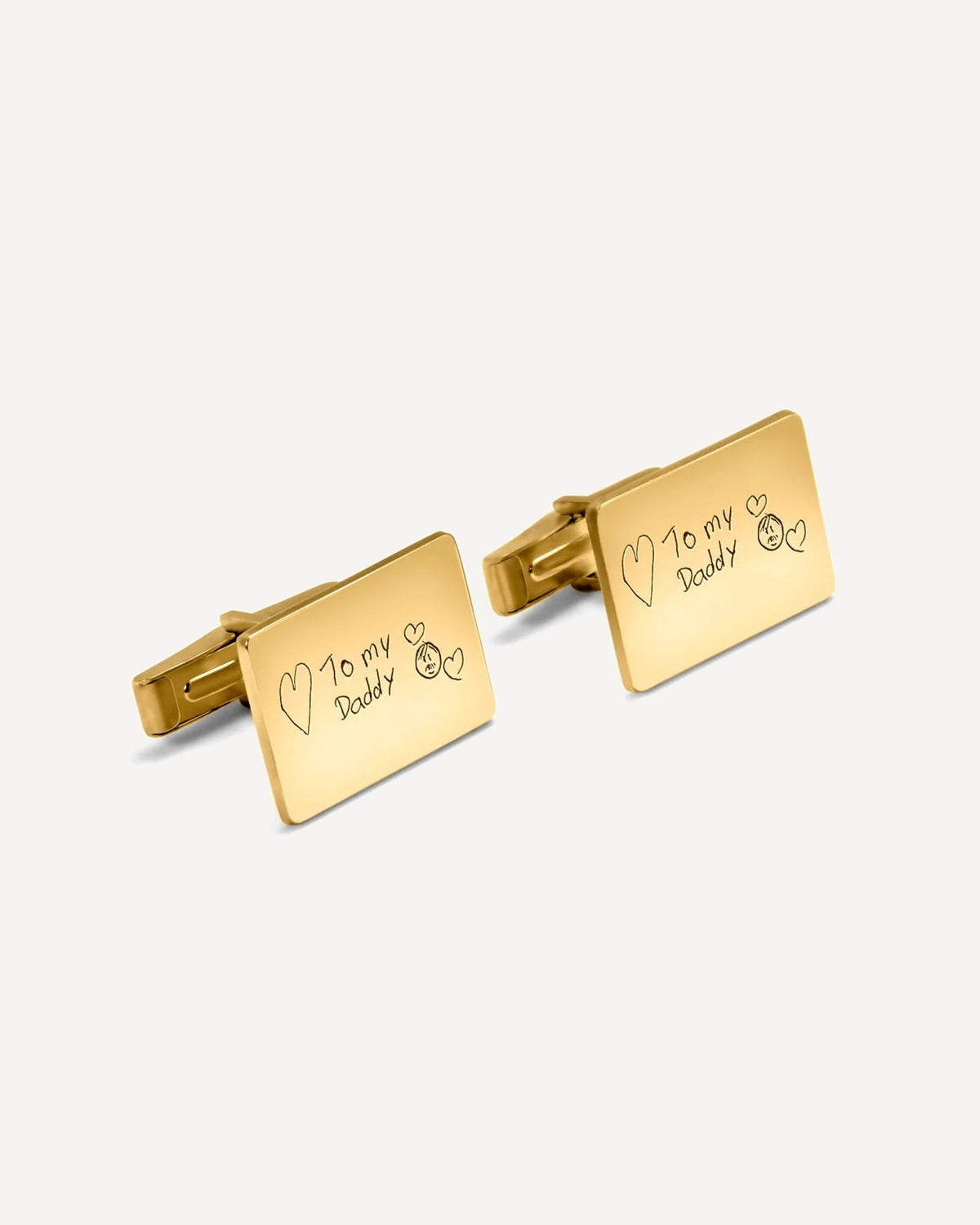 Personalized Handwriting Men's Cufflinks