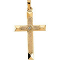 CROSS PENDANT W/DIAMOND, s.R16145