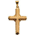 14K Yellow Gold CROSS PENDANT