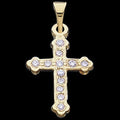 CROSS PENDANT W/DIAMOND, s.R41023