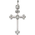 Cross Pendant W/Diamond