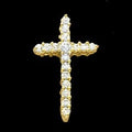 CROSS PENDANT W/DIAMOND, s.R80066D