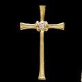 CROSS PENDANT W/RUBY, s.R80069R