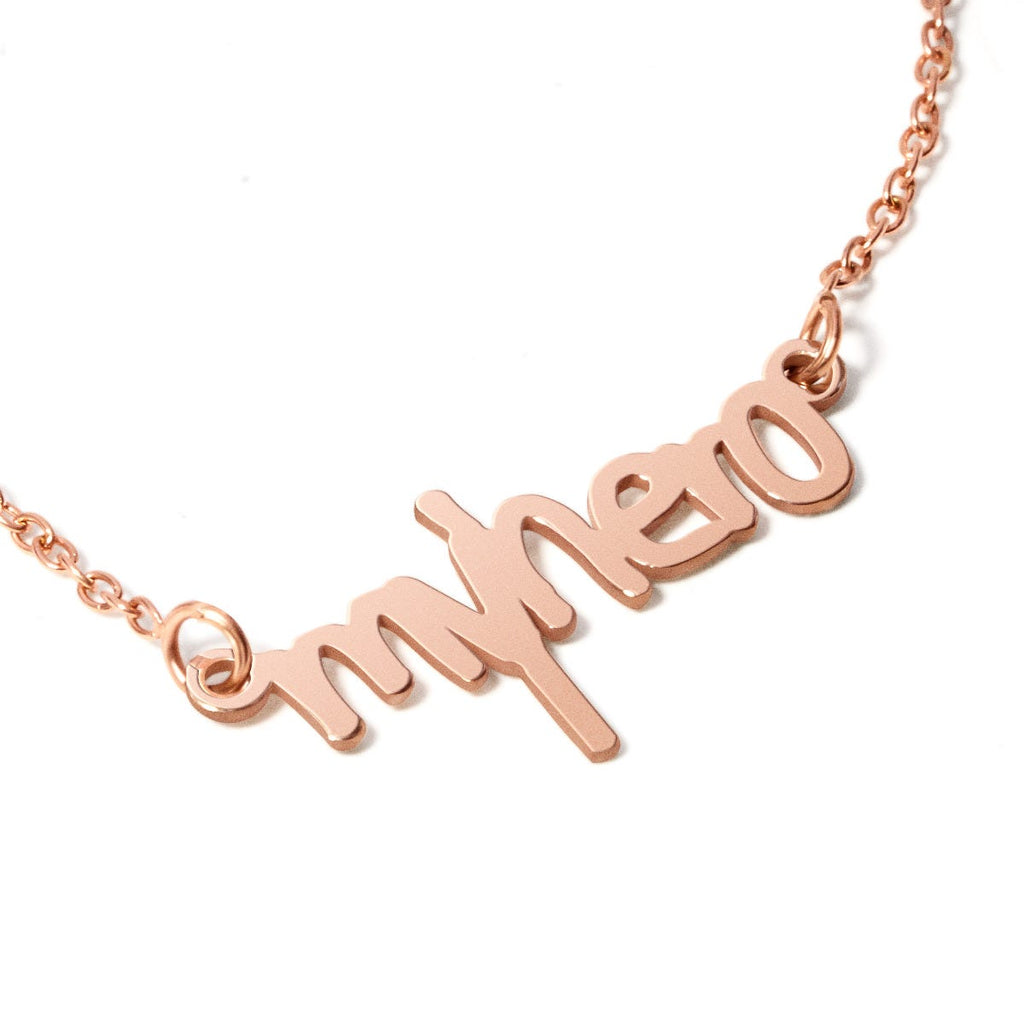 Personalized Sterling Silver Handwriting Necklace