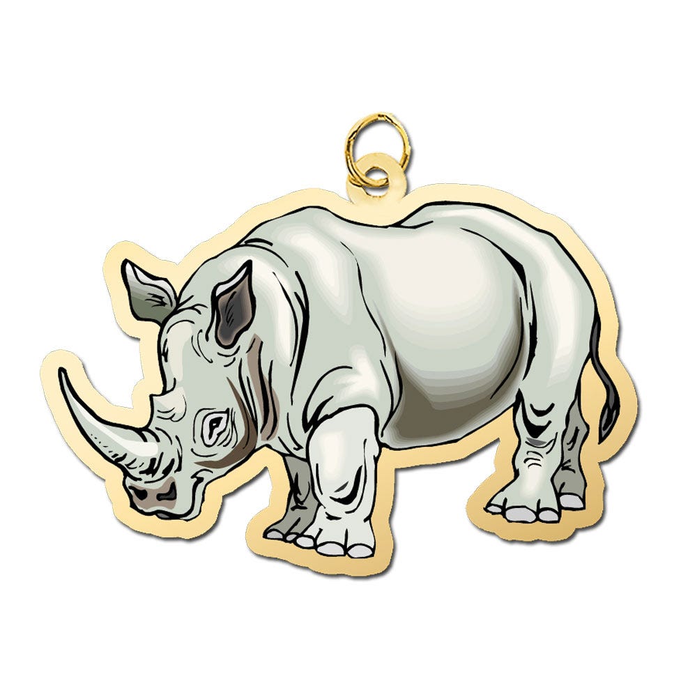 Rhino Charm