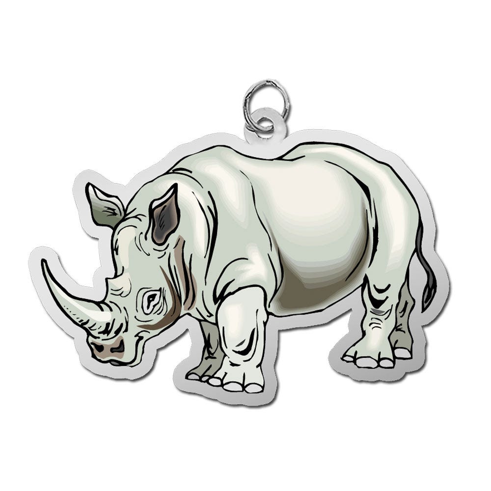Rhino Charm