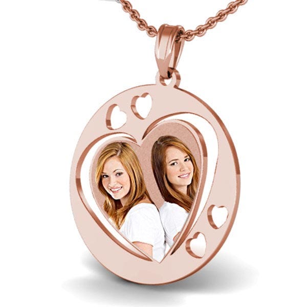 Round With Hearts Cut Inside