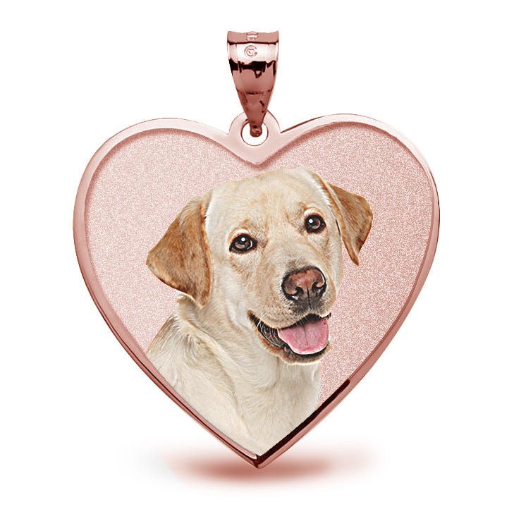 Heart with Border Photo Pendant Picture Charm