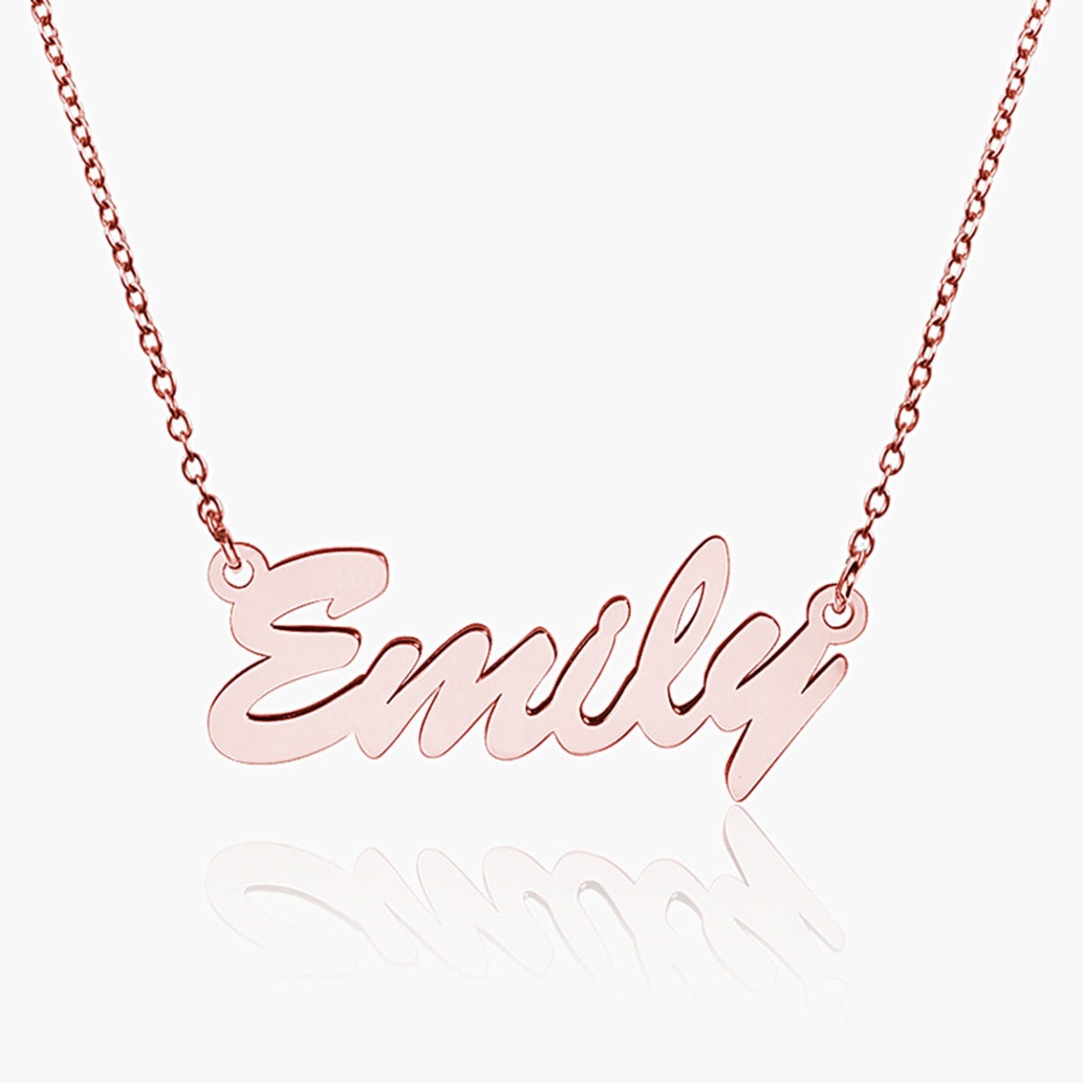 Script Name Necklace with Chain Included