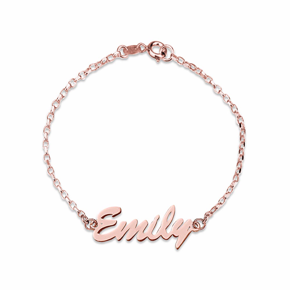 Exclusive Personalized Script Name Bracelet - Adjustable Size