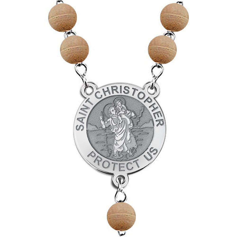 Saint Christopher Rosary Beads "EXCLUSIVE"