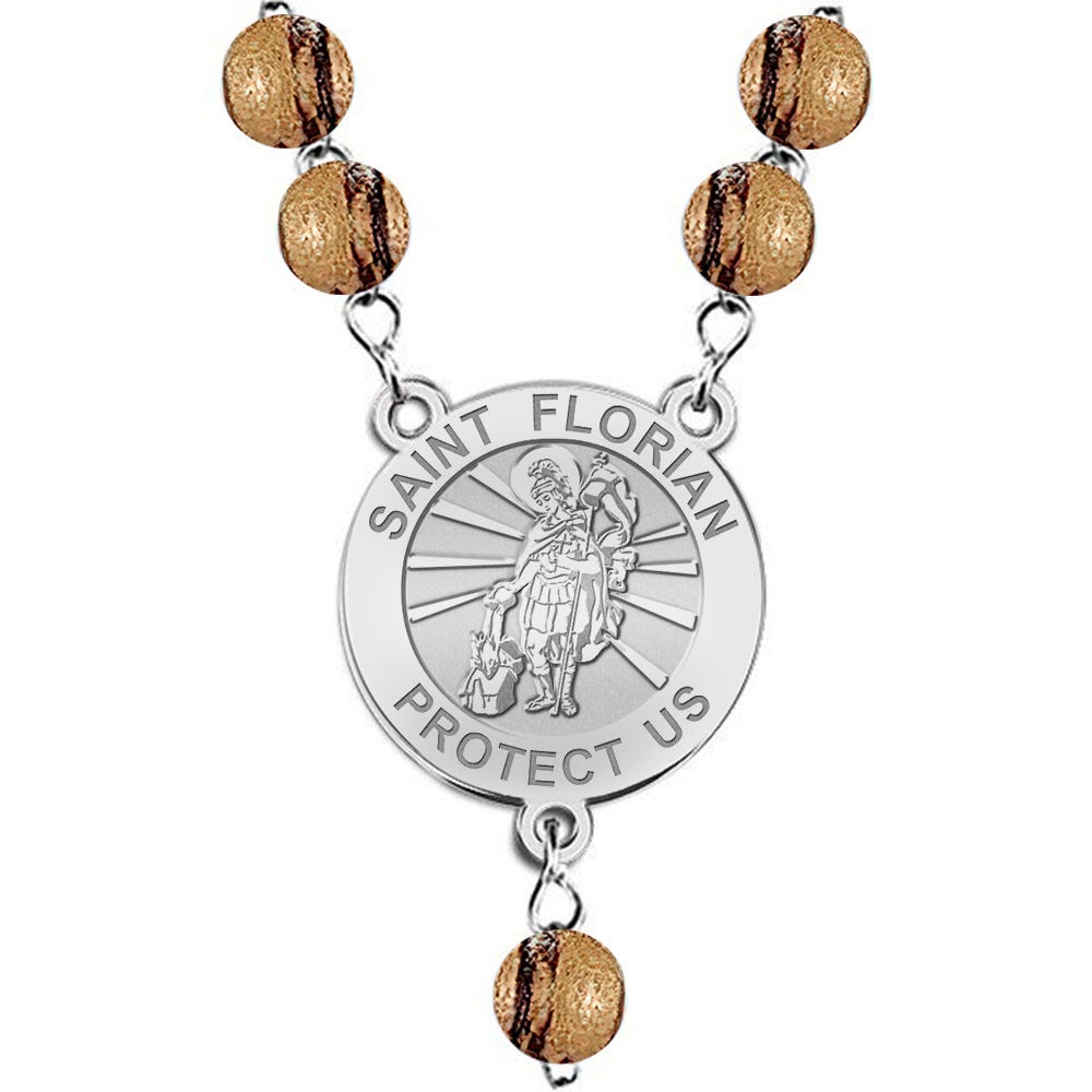 Saint Florian Rosary Beads "EXCLUSIVE"