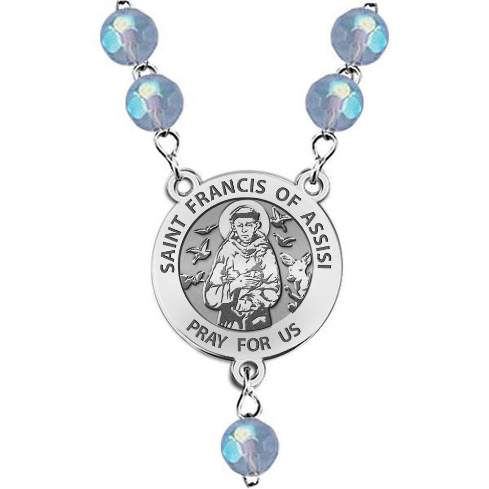 Saint Francis of Assisi Rosary Beads