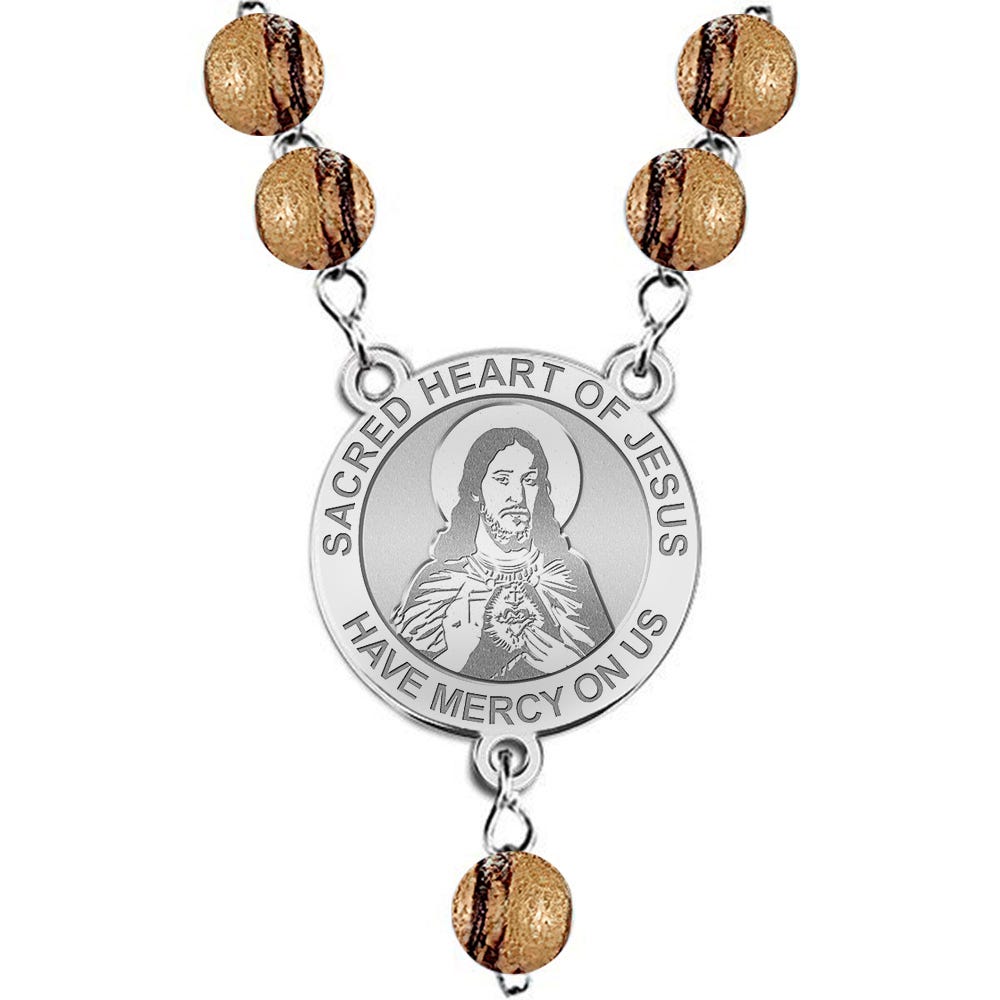 Sacred Heart of Jesus Rosary Beads