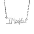 Personalized Sterling Silver Handwriting Necklace