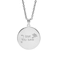 Personalized Handwriting Round Pendant