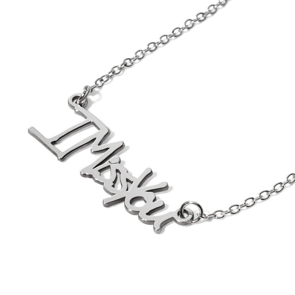 Personalized Sterling Silver Handwriting Necklace