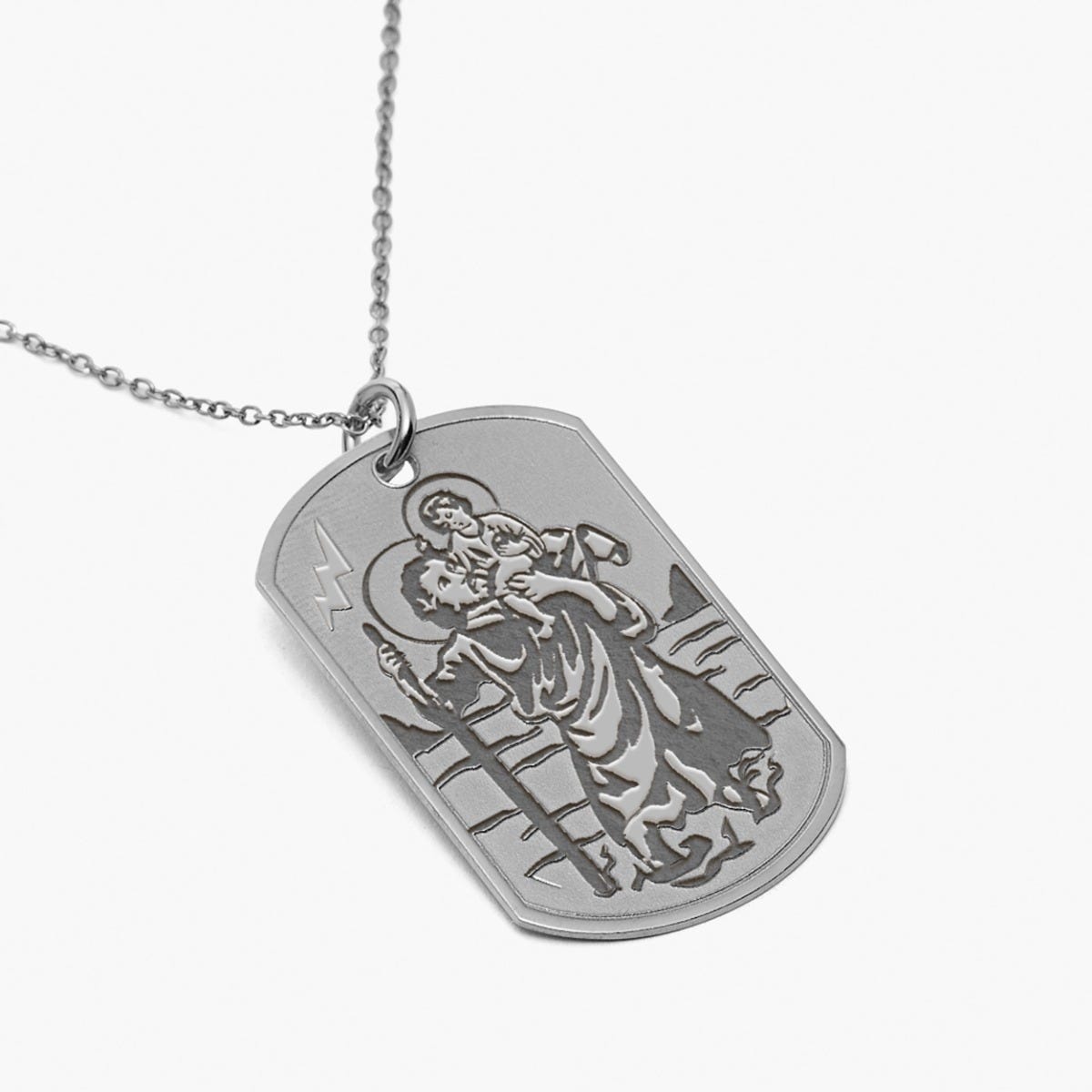 Saint Christopher Dog tag Religious Medal "EXCLUSIVE"
