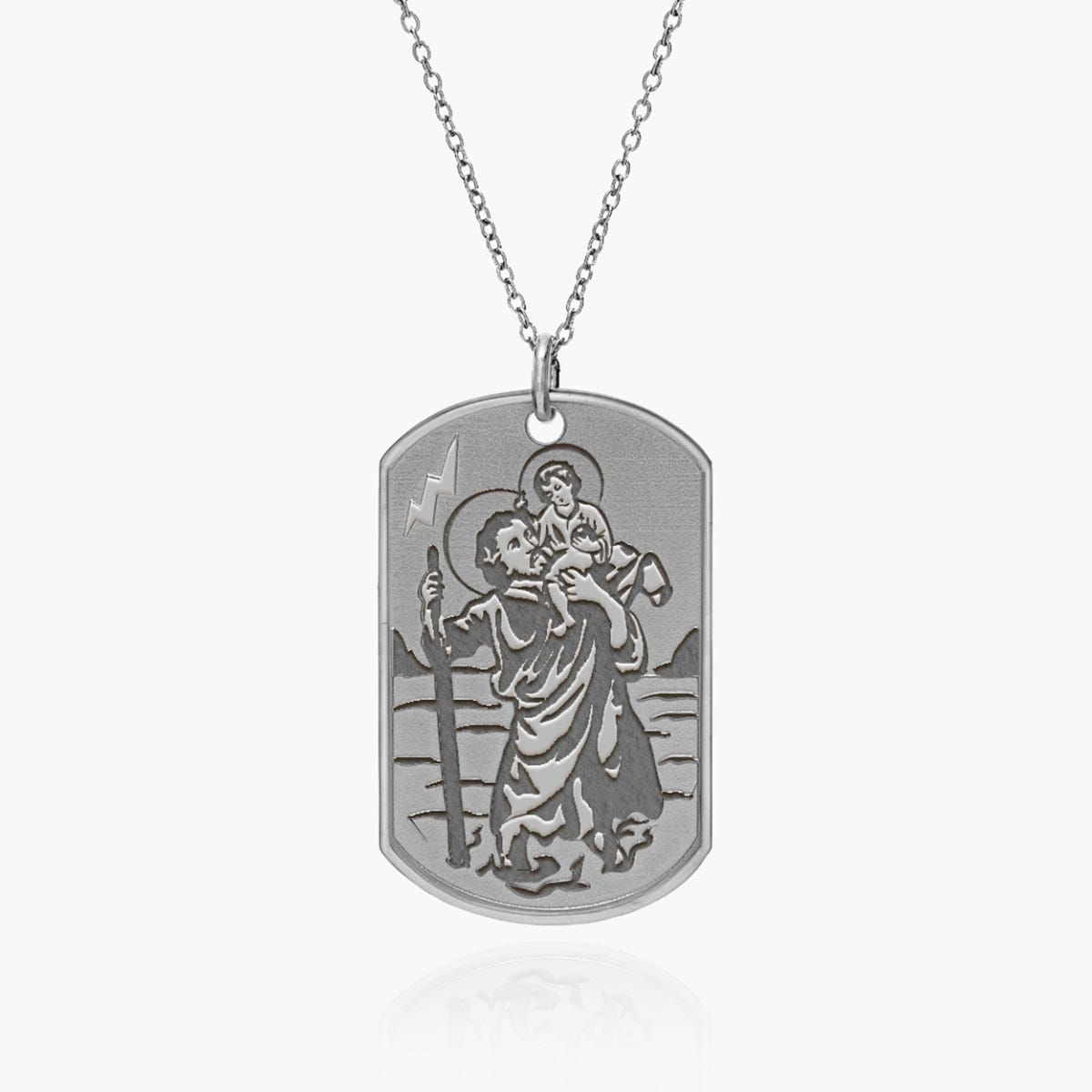 Saint Christopher Dog tag Religious Medal "EXCLUSIVE"