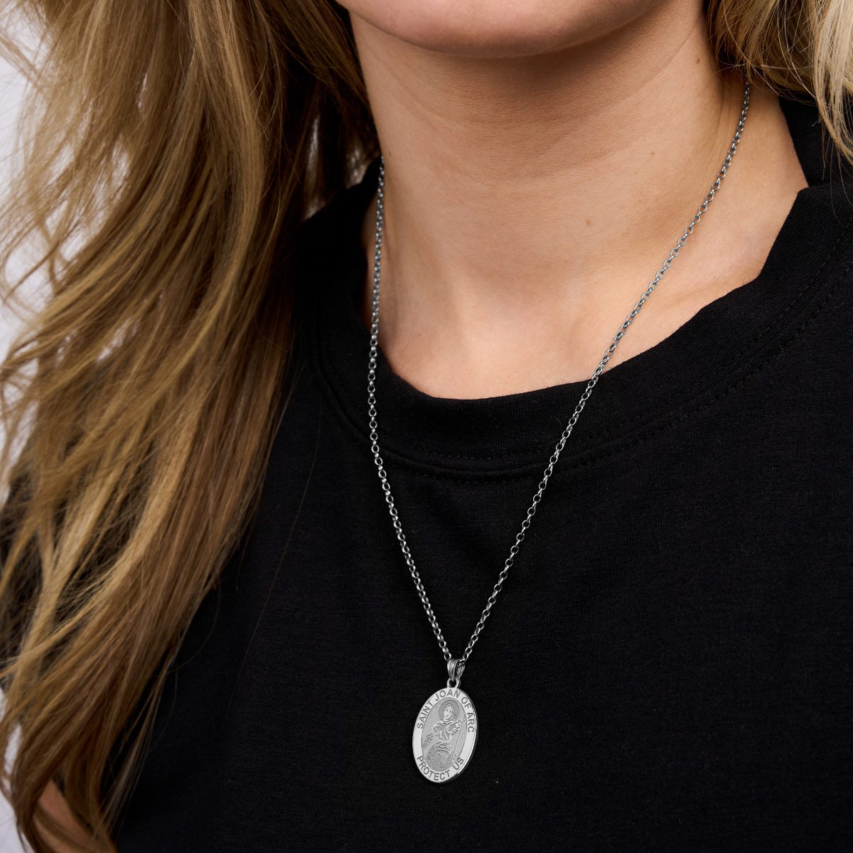 Saint Joan of Arc Religious Medal "EXCLUSIVE"