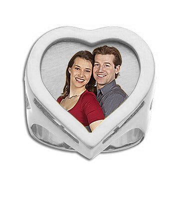 Heart Shaped Photo Lasered Ring