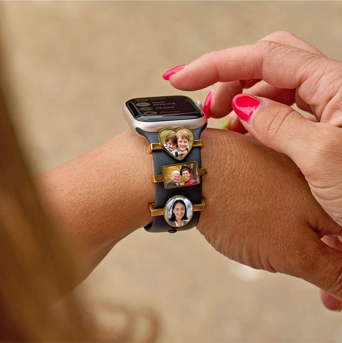 Smart Watch Photo Charm