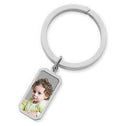 Photo Engraved Rectangle Key Chain