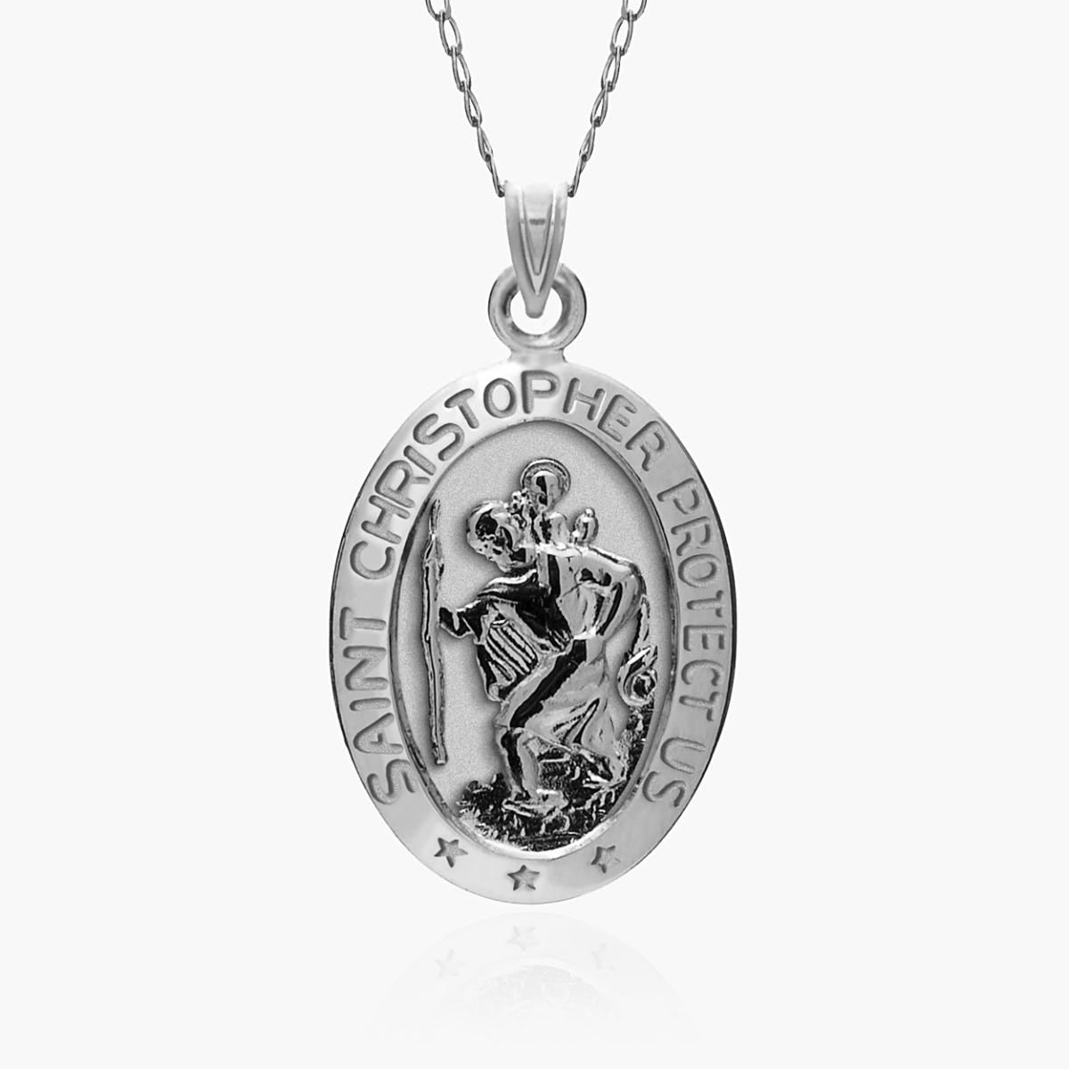 Saint Christopher Oval Medal
