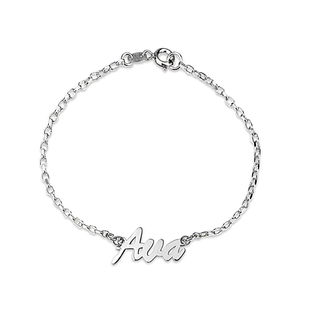 Exclusive Personalized Script Name Bracelet - Adjustable Size
